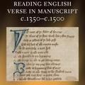 Reading English Verse in Manuscript book cover