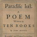 Title page of the first edition of paradise lost