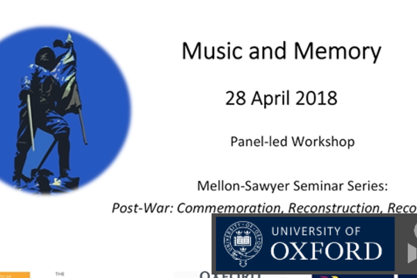 music and memory panel led workshop