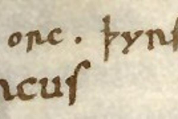 Old English writing