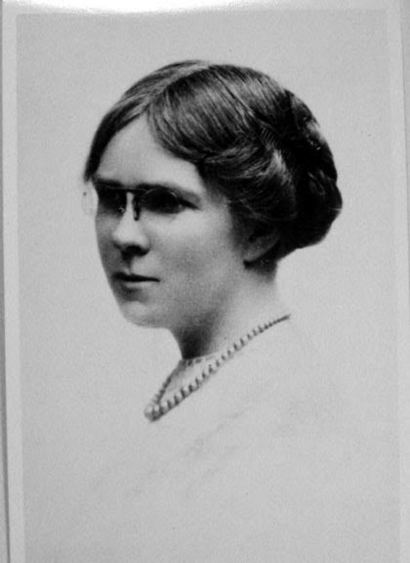 A black and white photograph of Dorothy Richardson