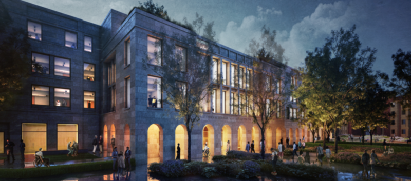 schwarzman centre at night