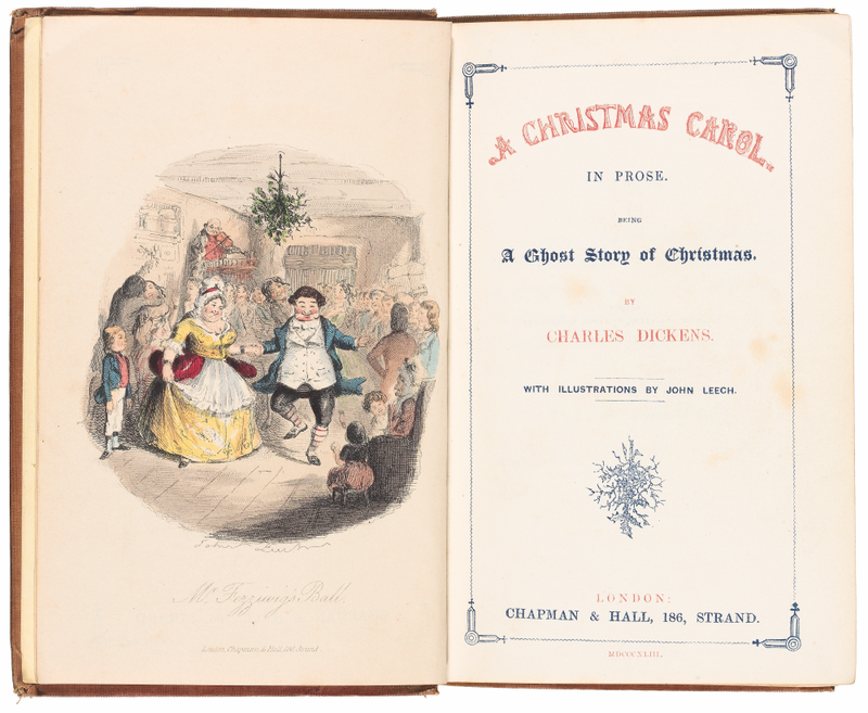 illustration from christmas carol first edition