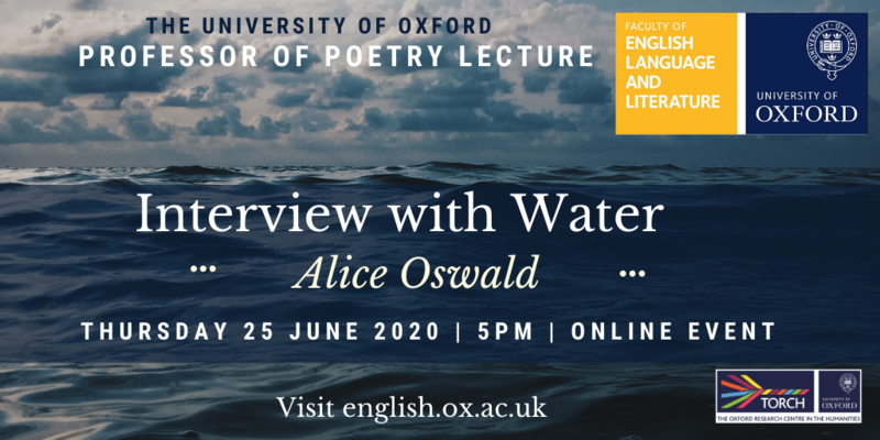 Alice Oswald lecture poster