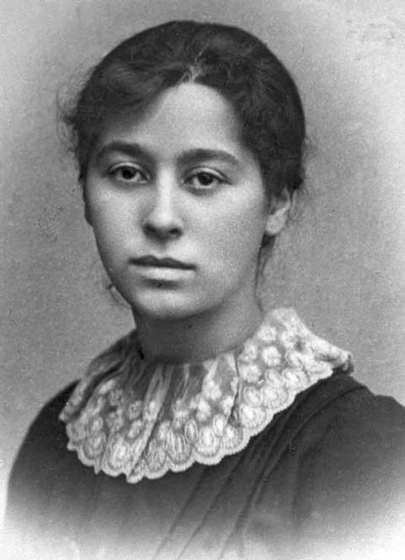 Amy Levy A black and white photographic portrait of Amy Levy