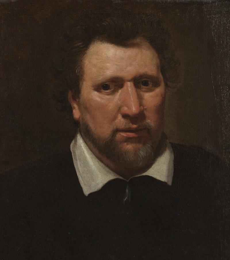 A painted portrait of Benjamin (‘Ben’) Jonson