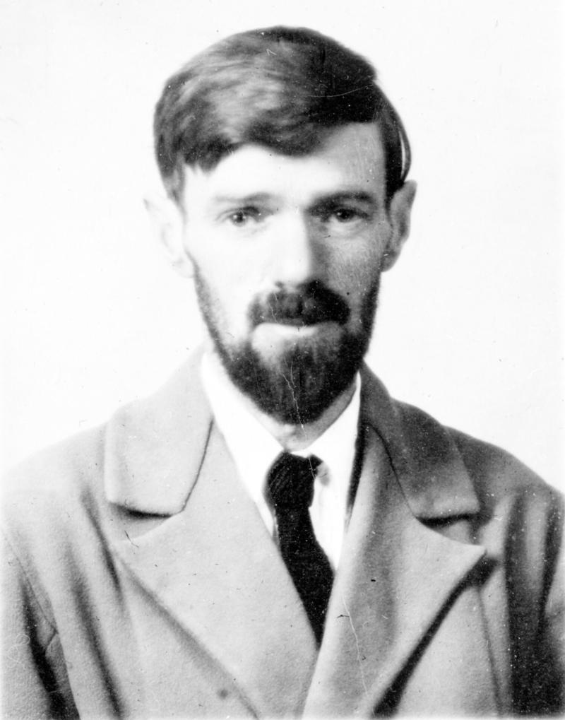 D.H. Lawrence passport photograph D.H. Lawrence passport photograph 1929