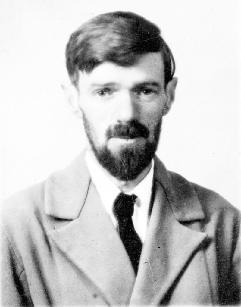 D.H. Lawrence passport photograph 1929