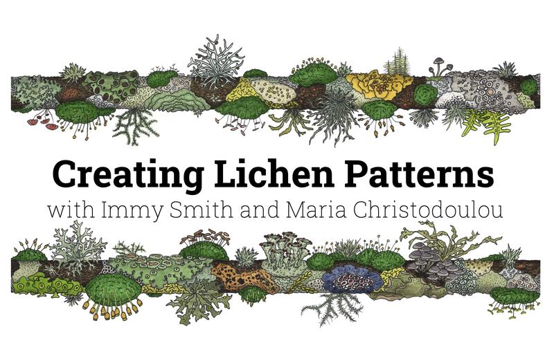 lichen drawing creative workshop