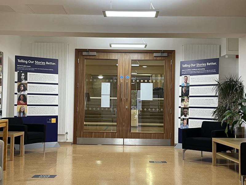 Alumni photo exhibition in English Faculty Foyer