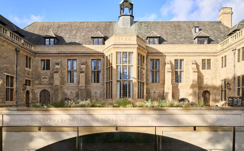 Inscription at Rhodes House