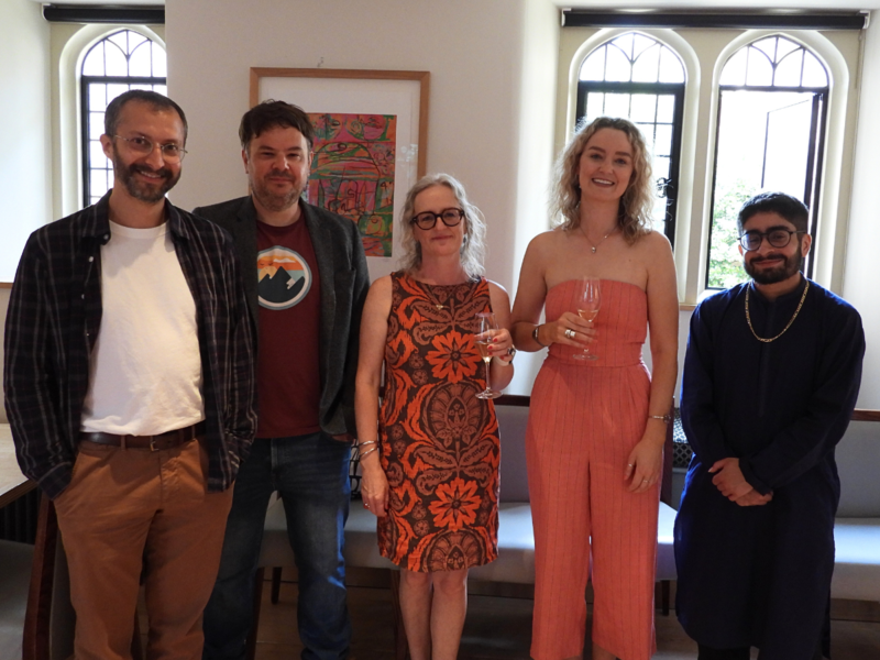 shortlisted writers at the awards ceremony