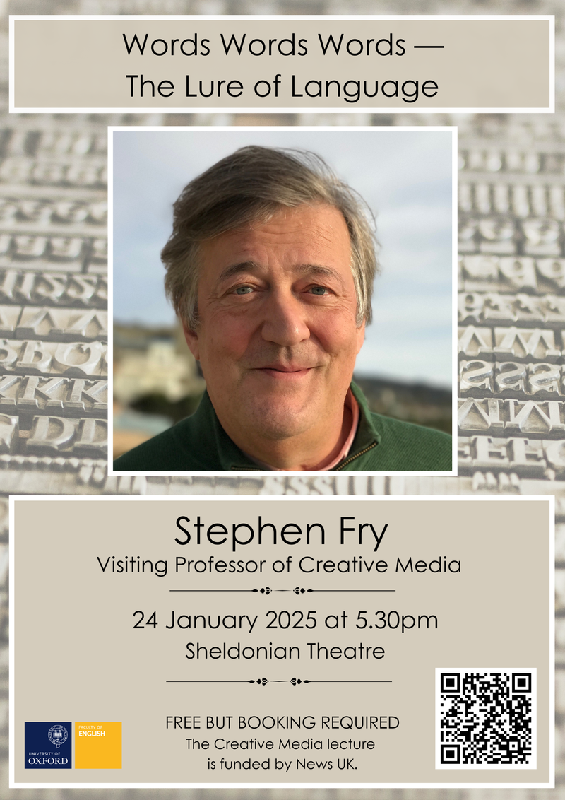 stephen fry lecture poster
