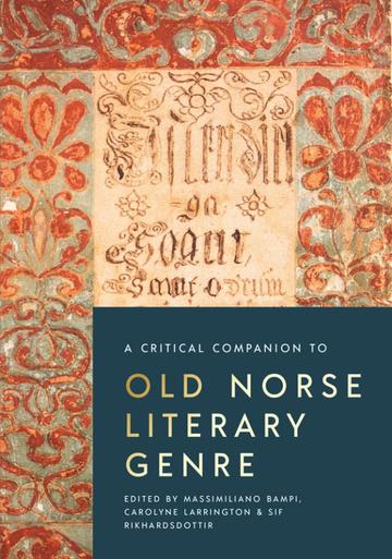 A Critical Companion to Old Norse Literary Genre book cover