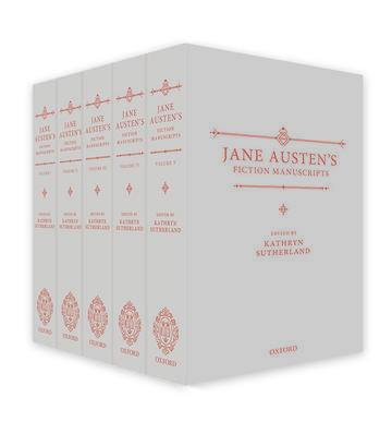 jane austens fiction manuscripts book cover