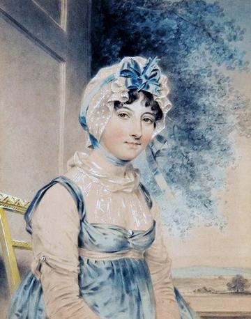 Painting of Maria Edgeworth by John Downman
