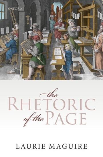 the rhetoric of the page book cover