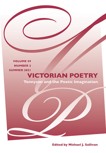 victorian poetry journal cover