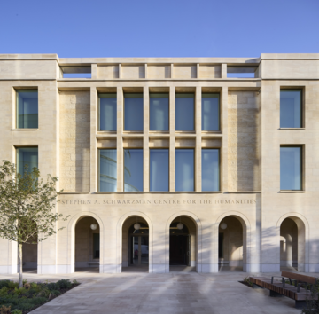 External view of the stephen a schwarzman centre for the humanities