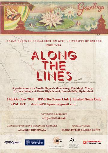 along the lines event poster