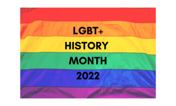 lgbt history month 2022 banner