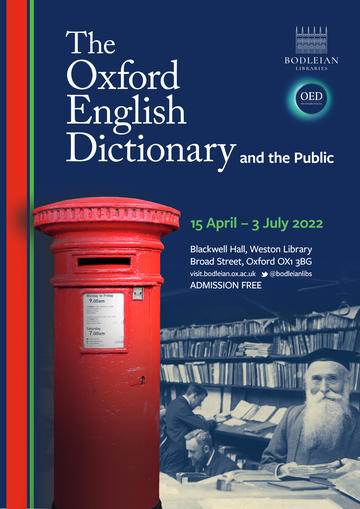 oed bodleian exhibition poster