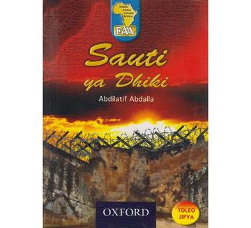 sauti ya dhiki book cover