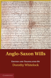 Book cover of the Anglo-Saxon Wills
