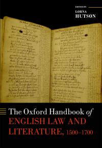 The Oxford Handbook of English Law and Literature