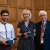 elleke luan being presented with their award