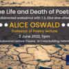 life and death of poetry lecture poster 